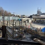 【2月の様子】地下部分の骨組みが姿を現し始めました