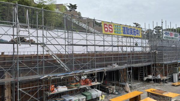 【5月の様子】いよいよ地上へ!建物が姿を現し始めました